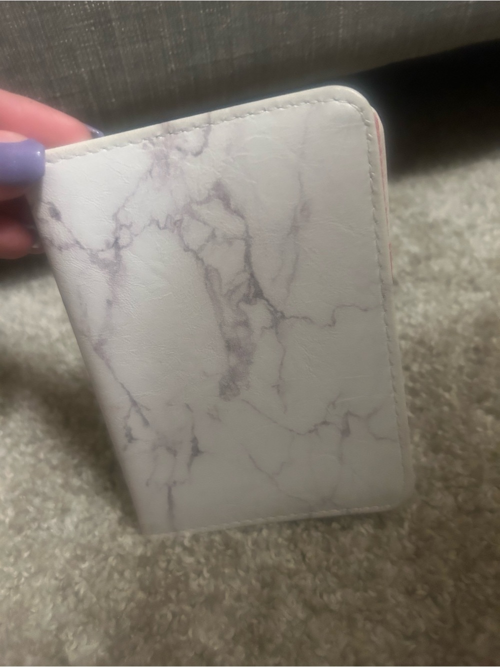 Coral Pink Passport holder